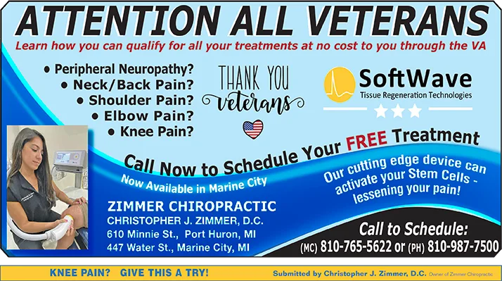 Chiropractic Port Huron MI Attention All Veterans